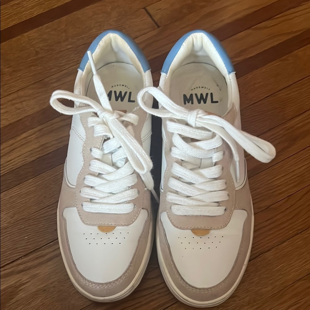 MWL White and Beige Sneakers